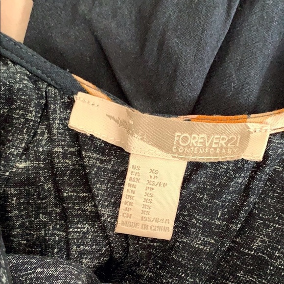 Floral Navy Strappy Open Back Dress - Picture 8 of 8